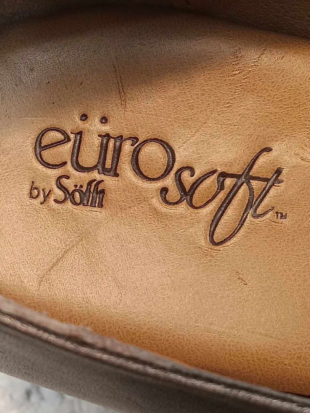 Eurosoft by Sofft 'Randi' Women's Leather Bronze Metallic Pumps sz 8 Medium